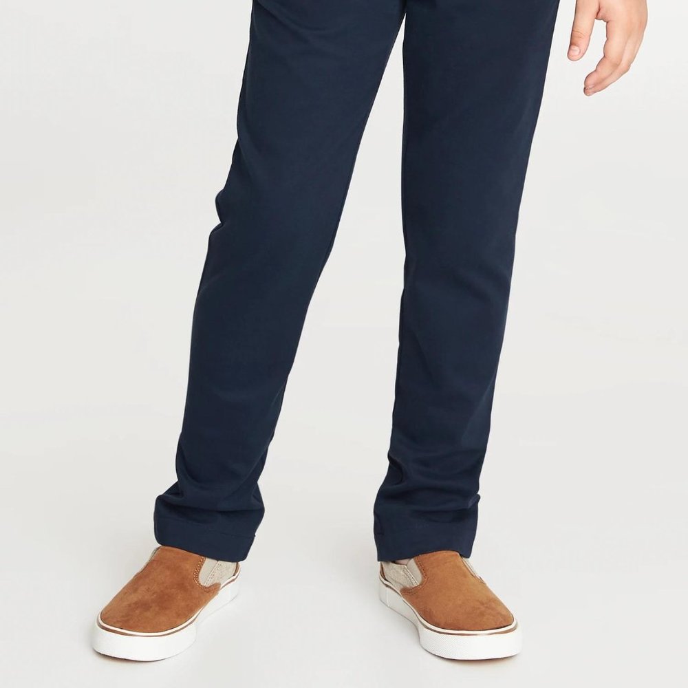 Old Navy Skinny Built-In Flex Uniform Pants For Boys - Picture 2 of 4